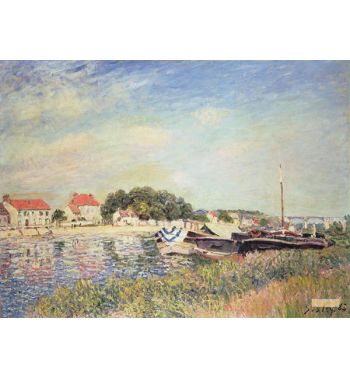 The Banks Of The Loing At Saint Mammes 1885