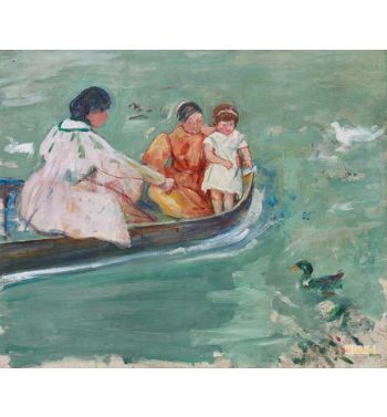 On The Water, Feeding The Ducks; Promenade Sur L'Eau