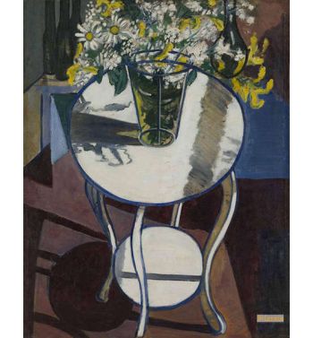 Fall Flowers On White Table