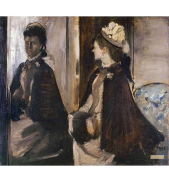 Sinjorino Jeantaud In The Spegulo 1875