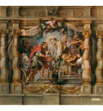 Meeting Of Abraham And Melchizedek
