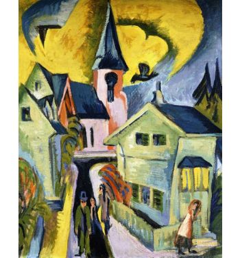Konigstein With Red Church