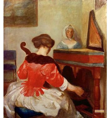 The Concert Copy After Gerard Ter Borch