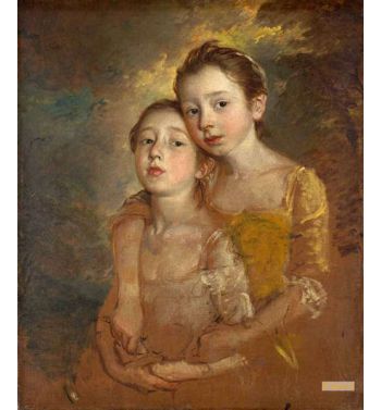 Painter's Daughters With A Cat