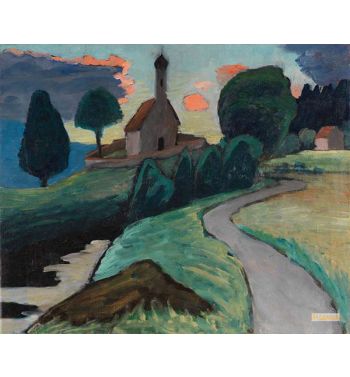 Church At The Ramsach 1935