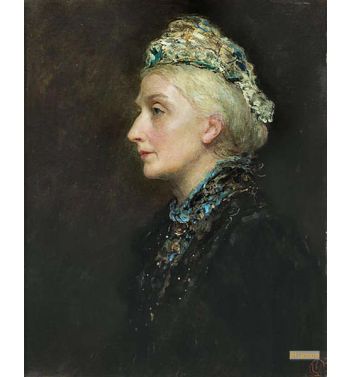 Portrait Of A Lady In Profile Thought To Be Victoria Princess