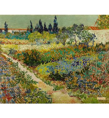 Flowering Garden With Path