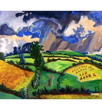 Landschaft im Gewitter
