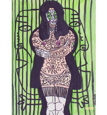 Tatoued Woman, 2019