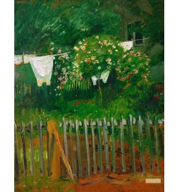 Laundry In The Garden In Kandern
