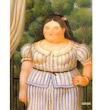 Woman On A Balcony