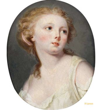 A Young Woman Bust Length