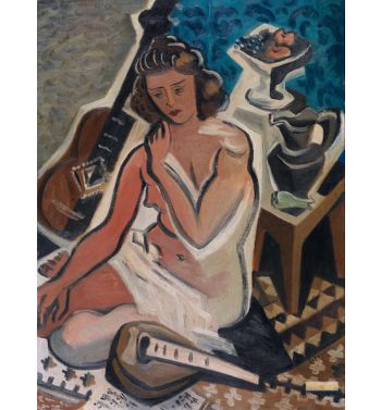Femme À La Guitare