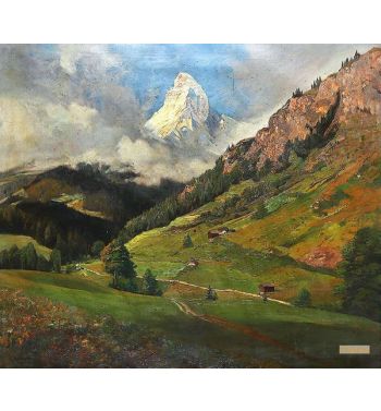 Blick Auf Das Matterhorn