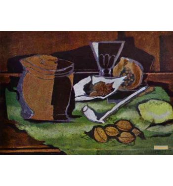 Lemons Walnuts And Tobacco Pot 1929 30