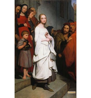 Marguerite Leaving Church 1838