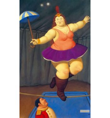 Equilibrist With Umbrella