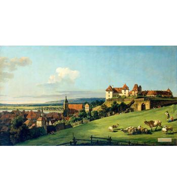 View Of Pirna From The Sonnenstein Castle
