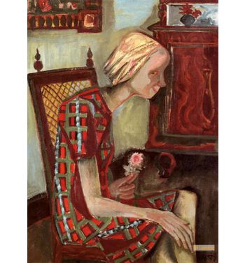 Girl Of Peasants In An Interior