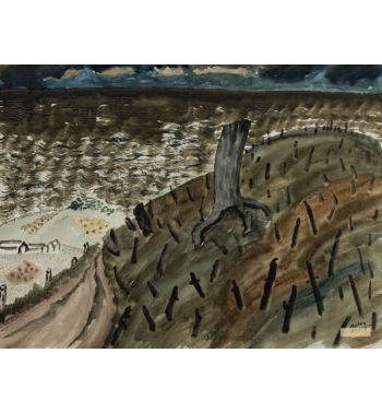 Burned Hill By The Sea, 1938