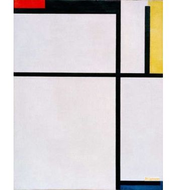Composition With Red, Black, Yellow, Blue And Grey, 1