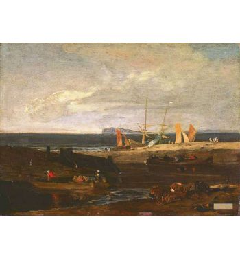 A Scene On The English Coast