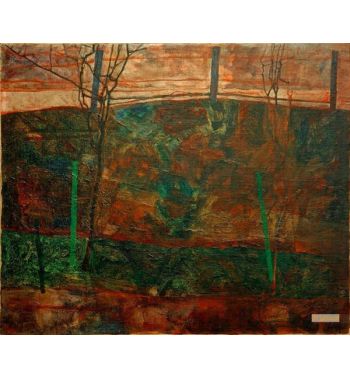 Landscape With Red Sky