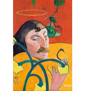 Self Portrait With Halo And Snake