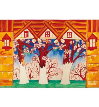 Set Design For Le Coq Dor, 1937