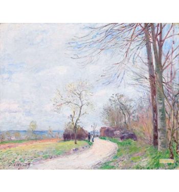The Chemin Des Buttes In Spring