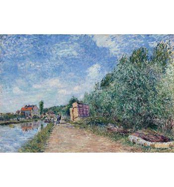 The Loing Channel Tow Path 1882