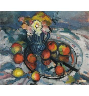 Still Life With Fishes And Vase Of Flowers, 1910