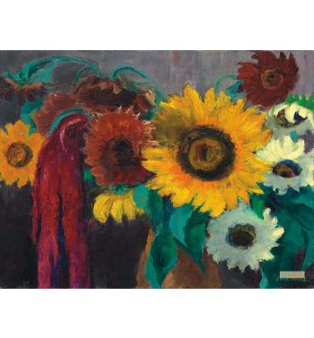 Sunflowers With Foxtail