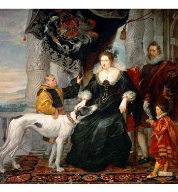 Portrait Of Lady Arundel With Her Train
