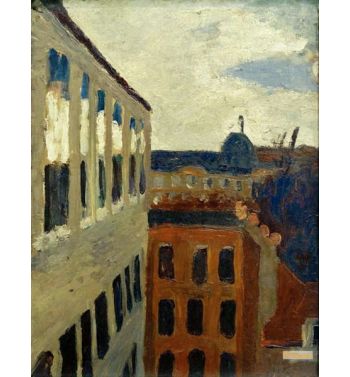 View From The Studio Window Of The Artist In Paris