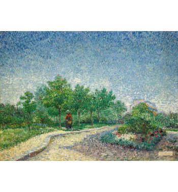 Lane In Voyer D Argenson Park At Asnieres