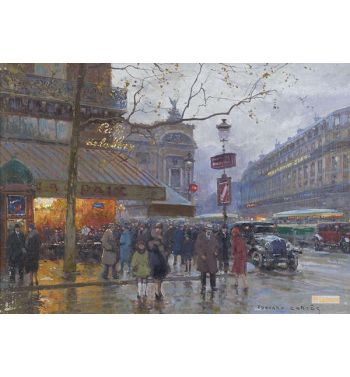 Café De La Paix And Opréa Square