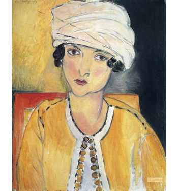Lorette With Turban And Yellow Jacket