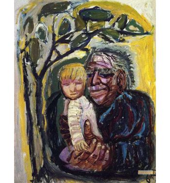 Self Portrait With Marcella, 1969