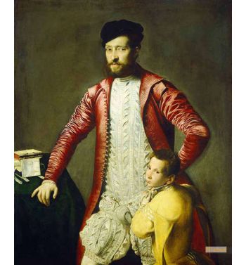 Alessandro Alberti With A Page