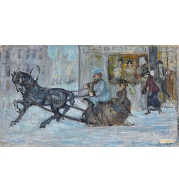 Street Scene in Winter