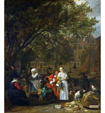 A Herb Market In Amsterdam