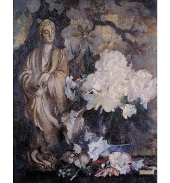 Still Life With Oriental Statue