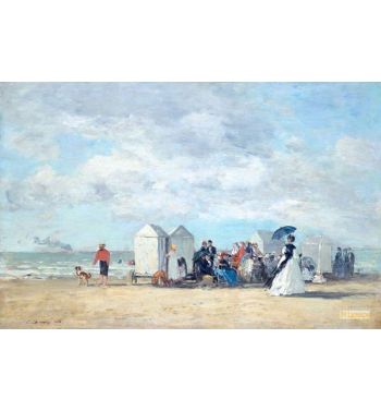 Beach Scene 1862