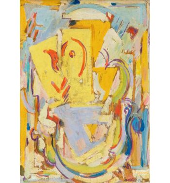 Arabesque Brush Or Cubist Composition 1952