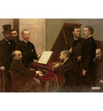 Around The Piano, 1885