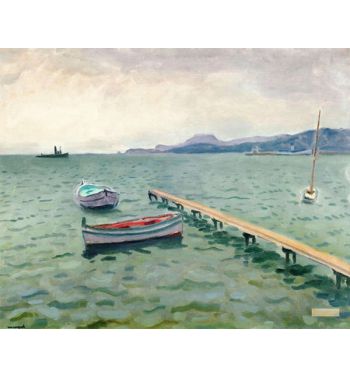 Arrival Of The Postal Boat In Porquerolles