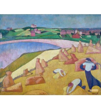 Harvest Time By The Sea 1891