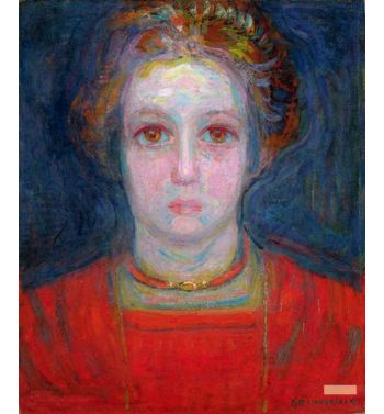Portrait Of A Girl In Red