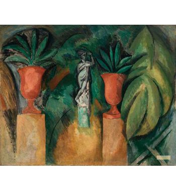 Statue With Two Vases 1908